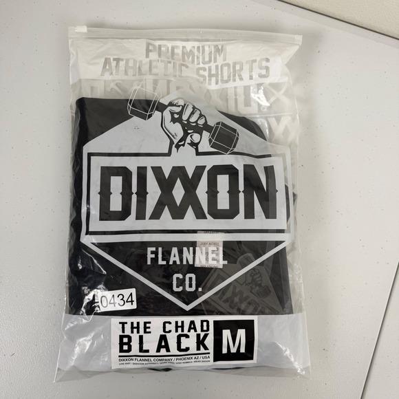 Dixxon The Chad Athletic Shorts Mens M Black Premium Apparel Gym Workout Hybrid - Picture 7 of 7